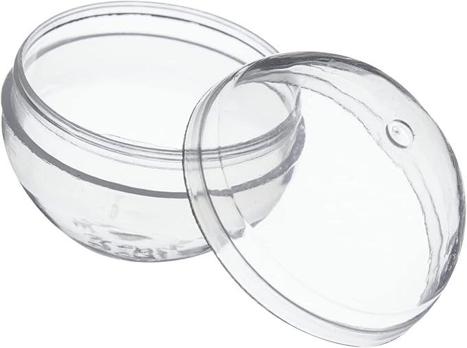 Juvale 200 Pack Gumball Vending Machine Capsules, 1.1 Inch Plastic Containers for Toys, Prizes, Themed Party Favors