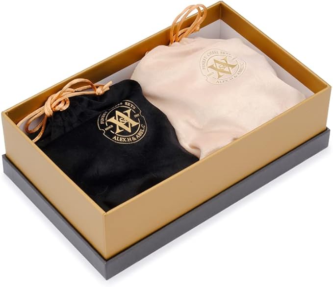 A&A Premium Triple Weighted Staunton Wooden Chess Pieces w/ 2 Extra Queen - King Height 3" / 7.6cm / 2 Storage Bags