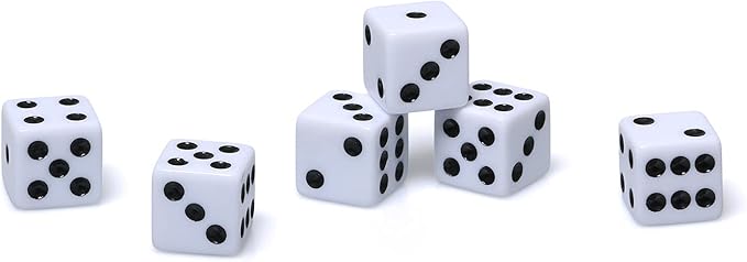 PU Leather Dice Cup with Lid, Dark Chocolate Leatherette and Dark Brown Felt-Lined Quiet Dice Shaker Cup, Including 6 Black Dot Dice for Liars Dice/ Farkle/ Yahtzee Games, 1 Pack