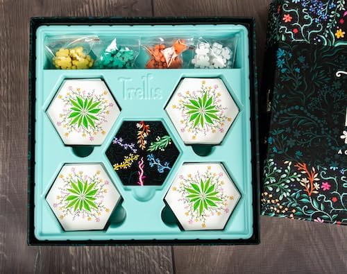 Trellis - Strategic Board Game | Perfect for Game Nights, Parties, and Casual Hangouts Components | Easy to Learn, Fun to Master | Ideal for 2-4 Players