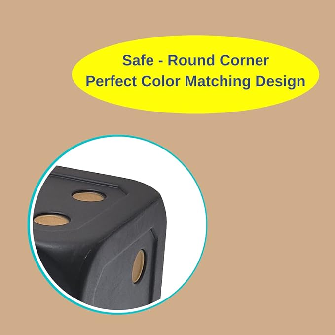 Macro Giant 6 Inch PU Foam Jumbo Big Playing Dice, Set of 2, Black- Gold Color, Math Teaching, Teaching Aids, Board Games, Kid Toy