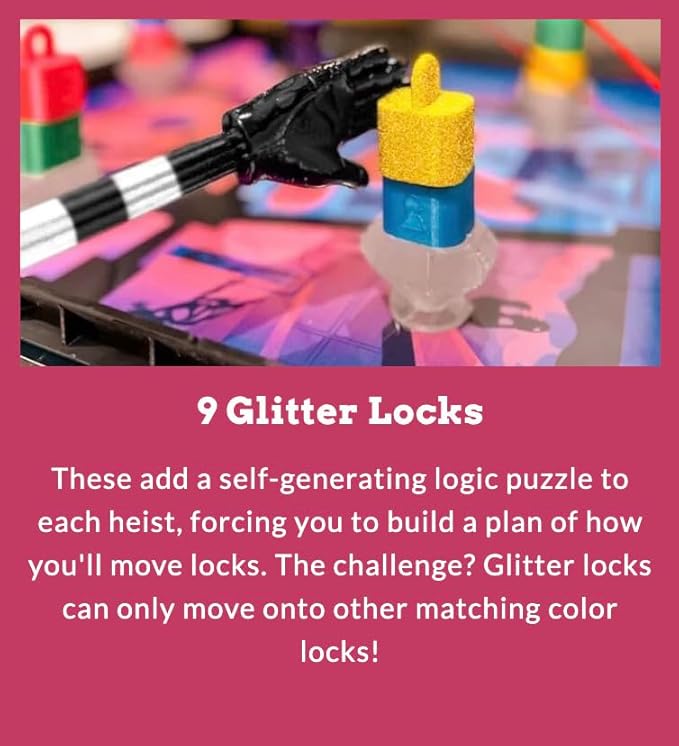 Tiny Laser Heist - A Hilariously Awkward 3D Heist Game, Base + Expansion Pack, 3+ Players, Every Round is a Mini Escape Room