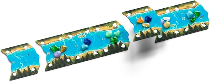 ALLPLAY - River Valley Glassworks Retail Edition Board Game for Families and Adults - Cozy Yet Clever Drafting Game - Colorful, Tactile Pieces - Scoring Puzzle - 1 to 5 Players - 20 Minutes