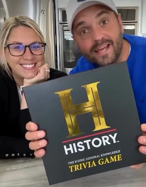 HISTORY Channel Trivia Game - 2000+ Fun General Knowledge Questions for Adults, Family and Teens in The Pursuit of Trivial Knowledge - Perfect Super Trivia for Board & Card Games Night with your Group