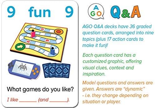 QnA ESL Card Game for Learning English. 3 Level Box Set. Practice English Conversation Through Play!