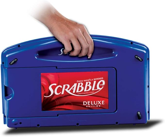 Hasbro Gaming Scrabble Deluxe Edition Board Game, (Amazon Exclusive)