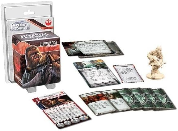 Star Wars Imperial Assault Board Game Chewbacca ALLY PACK - Epic Sci-Fi Miniatures Strategy Game for Kids and Adults, Ages 14+, 1-5 Players, 1-2 Hour Playtime, Made by Fantasy Flight Games