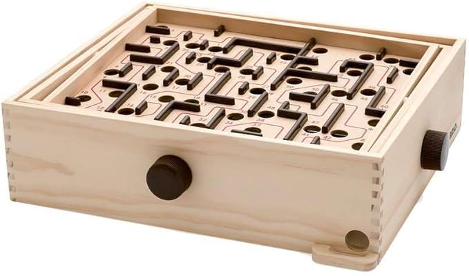 BRIO 34000 Labyrinth Game - Classic Mind-Challenging Maze | Enhances Concentration and Coordination | Perfect for Kids Age 6 and Up | Over 3 Million Units Sold