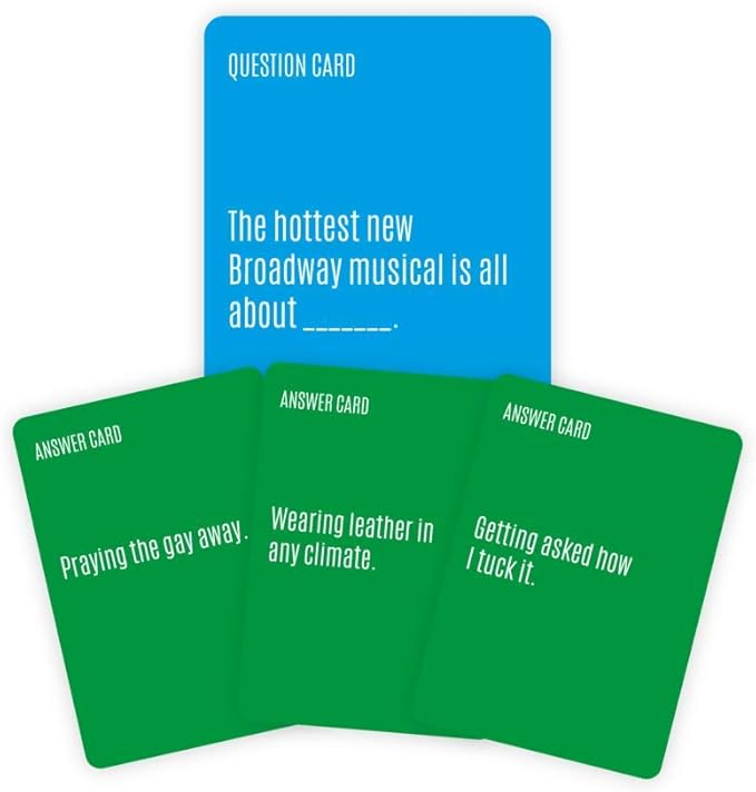 FITZ - The Queer Agenda -CardGame - LGBTQ Gifts - Gay -Games - A Brazen Party -Game - 350 Sassy -Cards - Ultimate LGBTQ Drag Race Experience - Lesbian Gifts