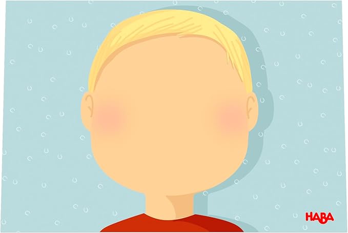 HABA Magnetic Puzzle Funny Faces Mix & Match Game for Toddlers, Travel-Friendly Busy Board and Road Trip Toy for Kids, Toddler Activities for Ages 3+