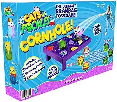 Cats vs Pickles Corn Hole Game
