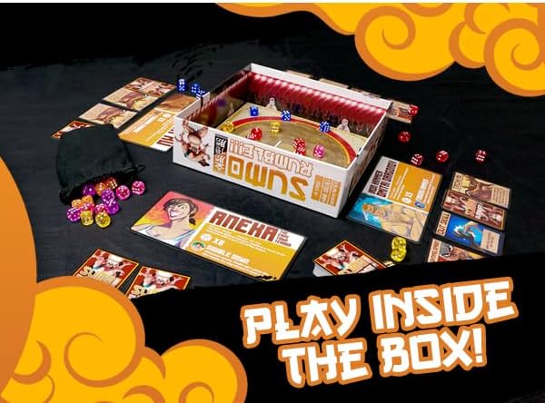Sumo Rumble: Exciting Dice Game for Families | Simple & Fun Japanese Sumo Wrestling | Action-Packed Board Game | Great for Kids, Teens, and Adults | Perfect for Game Nights