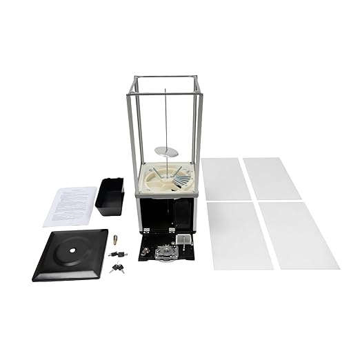 Candy Vending Machine 4X 25 Cents Toys Candy Dispenser Gumball Machine for Retail Stores Parks Game Halls and Home,10.2x10.2x25.2in,with 2 Keys (Black)