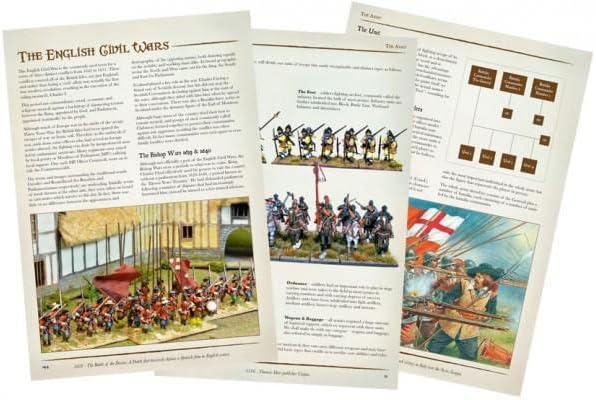Warlord Pike & Shotte for King & Country Game - Role Playing Strategy Board Games for Adults, Table Top 17th Century Strategic Wargaming Kit - Tabletop Military History RPG with Terrain