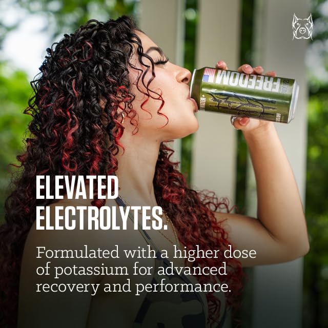 NO DAYS OFF Premium Water+ | Limited FREEDOM Edition (16oz Still (Pack of 12))