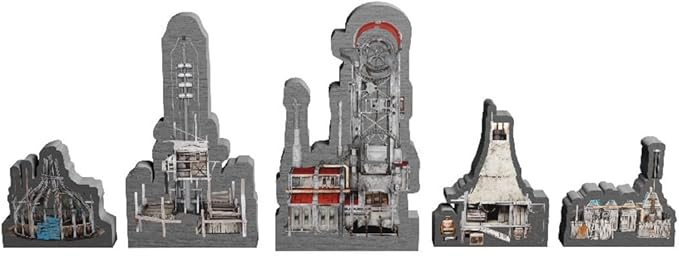 Frostpunk The Board Game Timber City Expansion - Deluxe Wooden Building Meeples Set, Aesthetic Game Upgrade, 16+, 1-4 Players, 120-150 Minute Playtime, Made by Rebel Studio