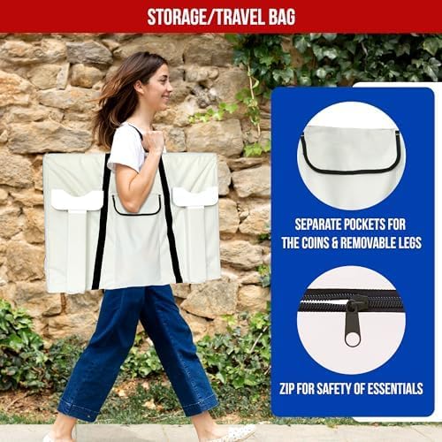 Bolaball Giant Wooden 4-in-a-Row Game – 4FT Jumbo Connect Game for Kids & Adults, Indoor & Outdoor Fun, Durable Design for Family Gatherings, BBQs, Parties & More