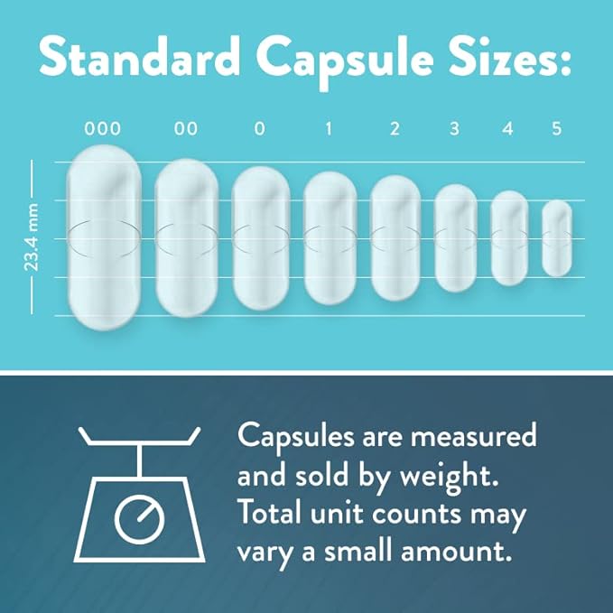 Purecaps USA - Empty Gelatin Pill Capsules Size 00| 1,000 Separated Pills| Orange | Non-GMO Certified | SLS, Gluten, Preservative Free