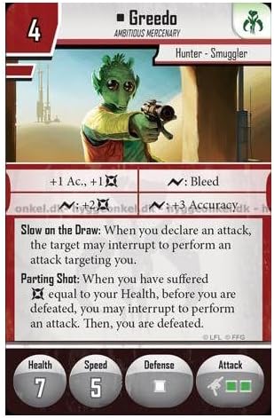 Fantasy Flight Games Star Wars Imperial Assault Board Game Greedo VILLAIN PACK - Epic Sci-Fi Miniatures Strategy Game for Kids and Adults, Ages 14+, 1-5 Players, 1-2 Hour Playtime,