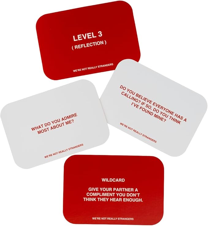 WE'RE NOT REALLY STRANGERS Card Game - 150 Conversation Cards for Adults, Teens, Couples, and Strangers - Icebreaker Questions for Game Night, Date Night, & Parties, Ages 15+, 2-6 Players