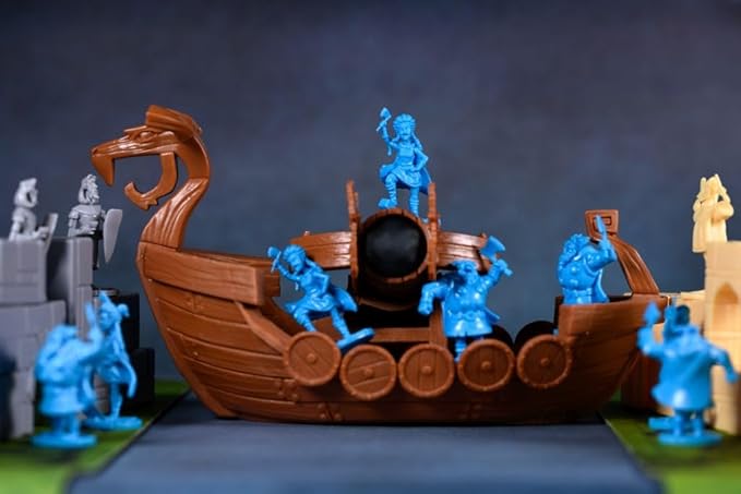 Catapult Kingdoms: Vikings Expansion (KICKSTARTER Exclusive) Ready, aim... Defend Your Castle! Viking Raiders Approaching!