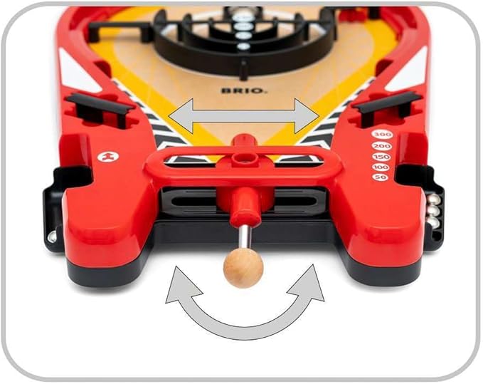 BRIO 34080 Trickshot Game | Classic Pinball Game for Ages 6+