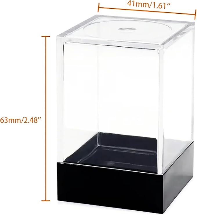 36 Pieces 12mm 6 Sided Mini Dice Set,D6 Game Dice Set,6 Sided Standard Game Dice for Board Games Dice Games Classroom Teaching Dices Game, with Portable Gaming Box(Red)