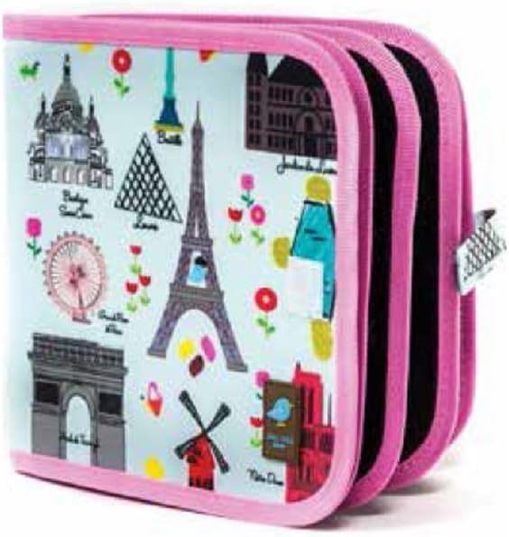 Jaq Jaq Bird Erasable Doodle Pad for Kids,Reusable Mess-Free Coloring and Toddlers Learning Toys-Chalkboard and Drawing Books-Includes 4 ButterSitx Chalks-Paris