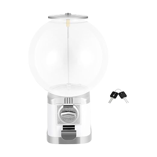 Vending Machine, 1.26 in Ball Bulk Vending Machine Classic Bubble Capsule Toys Dispenser, Commercial Candy Gumball Machine for Game Stores and Retail Stores