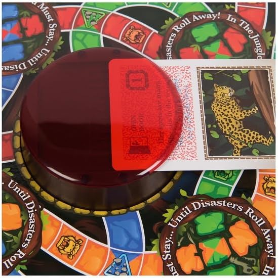 Spin Master Games, Jumanji 30th Anniversary Edition, The Classic Thrilling Adventure Family Board Game Based on The Action-Comedy Movie, Updated Jungle Challenges, 2-4 Players, for Ages 6 & Up