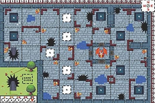 Dungeon Royale - Best Rated Strategy Board Game by Gatwick Games - Popular New Game Funded on Kickstarter - Great for Family Game Night and Birthday Party Events - 2 to 5 Players [Grey]