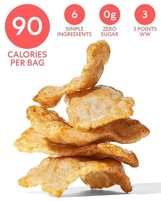 SNACKLINS Plant Based Crisps CHESAPEAKE BAY - Gluten Free, Grain Free, 100% Kosher, Vegan Healthy Snacks, Crunchy Puffed Snack, Only 100 Calories Per Bag - .9oz Bag (Case of 48)