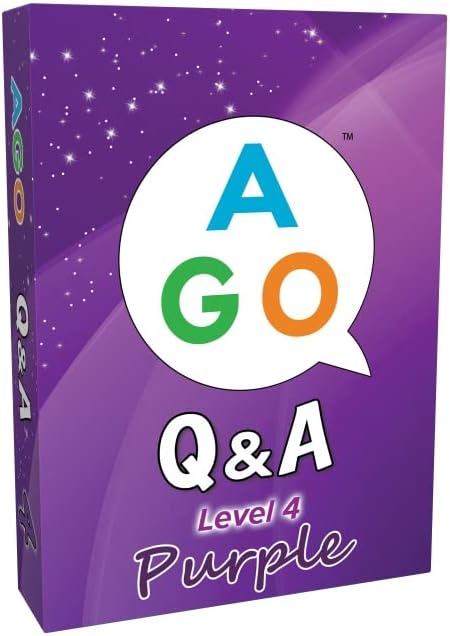 Q&A Purple (Level 4) ESL Card Game for Learning English