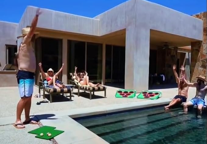 – Backyard Golf Game with 16 Chipping Velcro Balls & Mat, Yard and Outdoor Games for Adults & Family, Indoor Golf Set for Home, Beach or Party, Lawn Games for Adults & Family Outdoor