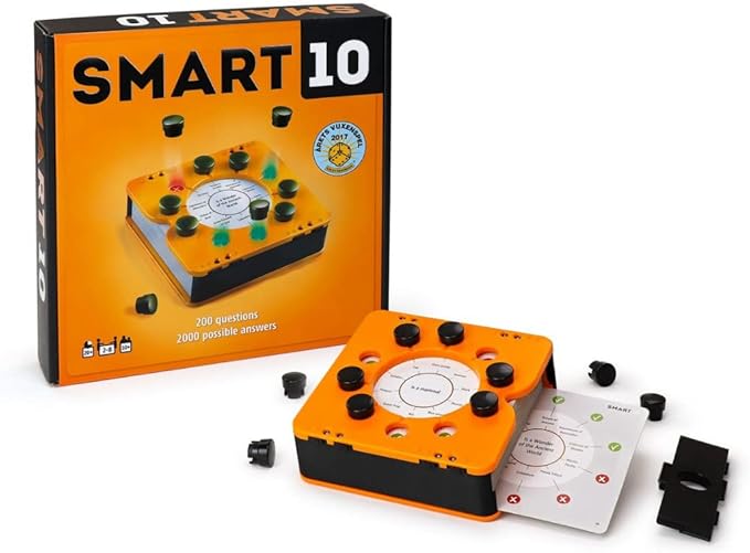 Smart 10 Pass and Play Trivia Game | Perfect Family Board Game