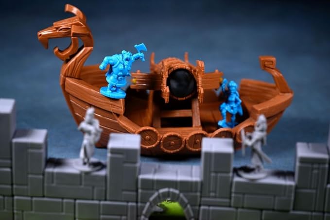 Catapult Kingdoms: Vikings Expansion (KICKSTARTER Exclusive) Ready, aim... Defend Your Castle! Viking Raiders Approaching!