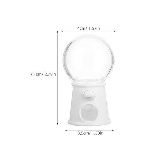 60 Pcs Mini Gumball Machines - Colorful Candy Dispenser for Weddings, Birthdays, and Party Favors, Creative Cake Decor