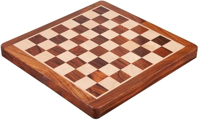 WOODEN MAGNETIC FOLDING CHESS SET 25 CM/10"", Brown