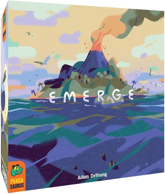 Emerge Board Game - Explore New Islands and Research Ecosystems, Dice Rolling Strategy Game, Family Game for Kids and Adults, Ages 14+, 2-4 Players, 75 Minute Playtime, Made by Pandasaurus Games