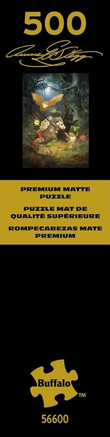 Buffalo Games - Gold - Annie Stegg Gerard - The Moonlit March - 500 Piece Jigsaw Puzzle for Adults - Challenging Puzzle Perfect for Game Nights