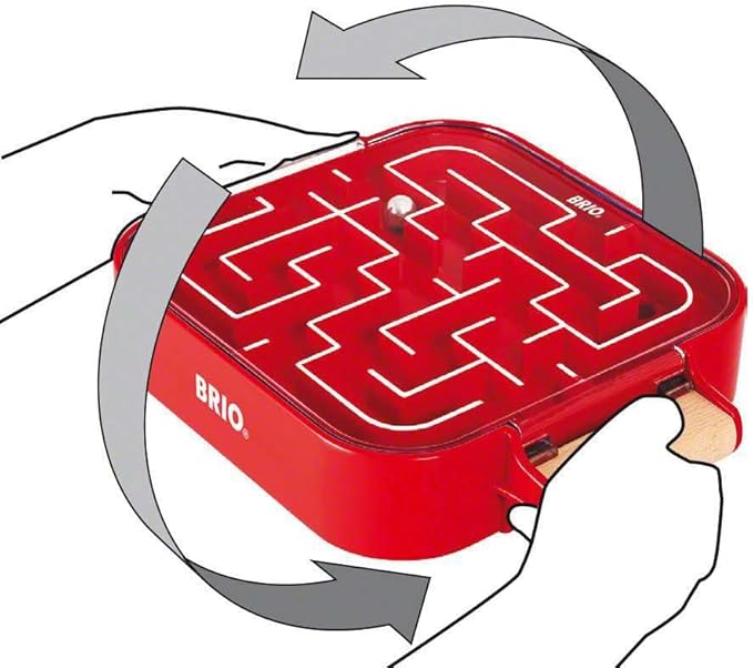 BRIO - 34100 Labyrinth Take Along | A Fun Travel Version of The Classic Labyrinth Game for Kids Ages 3 and Up