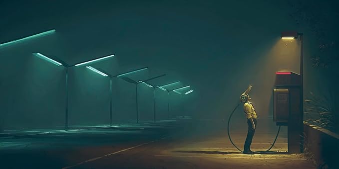 Free League Publishing The Electric State Roleplaying Game Gamemaster Screen, Tabletop Roleplaying Accessory.