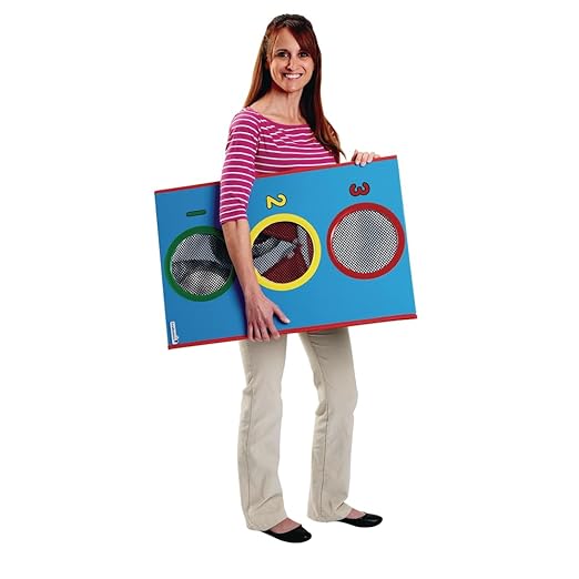 Excellerations One, Two, Three Beanbag Toss Game for Learning and Games! 27.5 inches in Length Preschool Educational Kids Toy