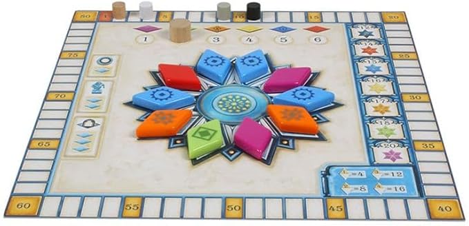 Azul Summer Pavilion Board Game - Strategic Tile-Placement Game for Family Fun, Great Game for Kids and Adults, Ages 8+, 2-4 Players, 30-45 Minute Playtime, Made by Plan B Games
