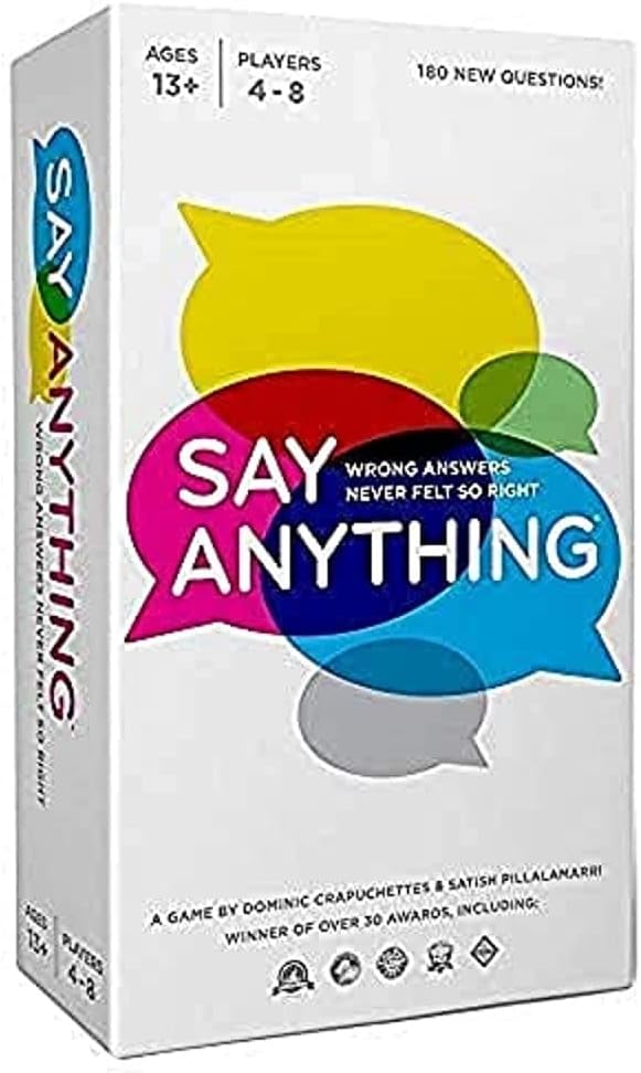 Say Anything: 10th Anniversary–A Board Game by North Star Games 4-8 Players–Board Games for Family 30 Mins of Gameplay–Games for Family Game Night–for Kids and Adults Ages 13+ - English Version