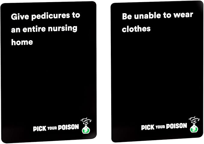 Pick Your Poison After Dark + Expansion Set Party Game - The “What Would You Rather Do?” Adult Card Game for College Students, Fun Parties & Board Games Night with Your Friends