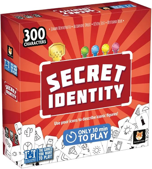 R&R Games Secret Identity, Perfect Party Game for Adults and Kids, Ideal for Family Night