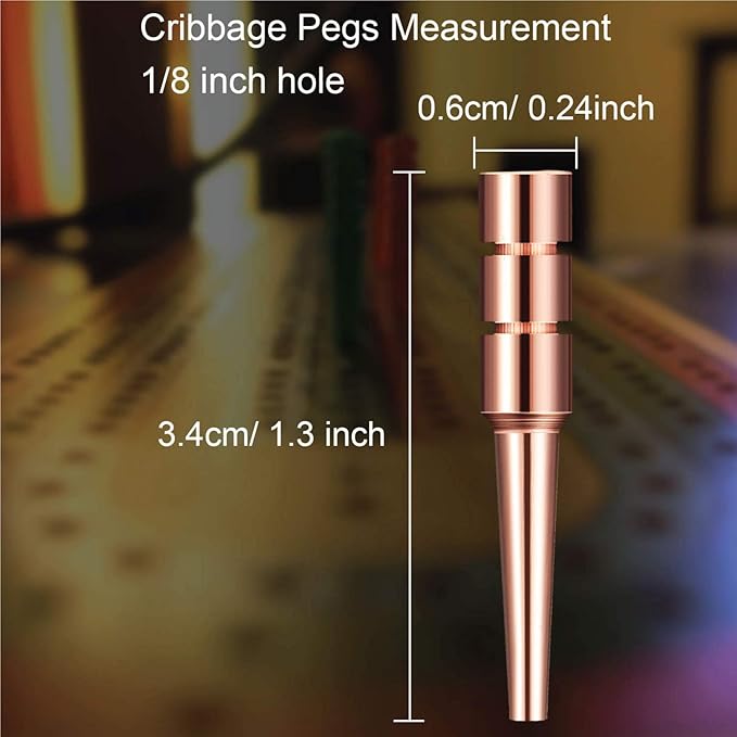 Official Bicycle Cribbage Board Game Set 29 with Bicycle Playing Cards and 9 Premium Metal Crib Pegs
