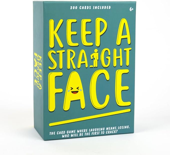 Gift Republic GR670009 Keep A Straight Face, Multicolor, 12.2 x 6.6 x 17.3 cm
