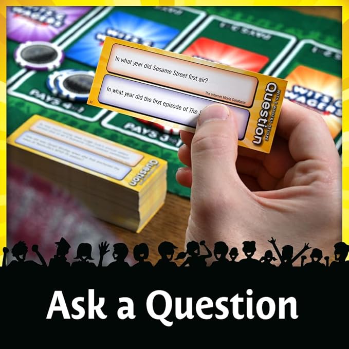 North Star Games Wits & Wagers Deluxe Board Game Award Winning Trivia Game - 4+ Players - Ultimate Party Game for Family, Teens and Adults.